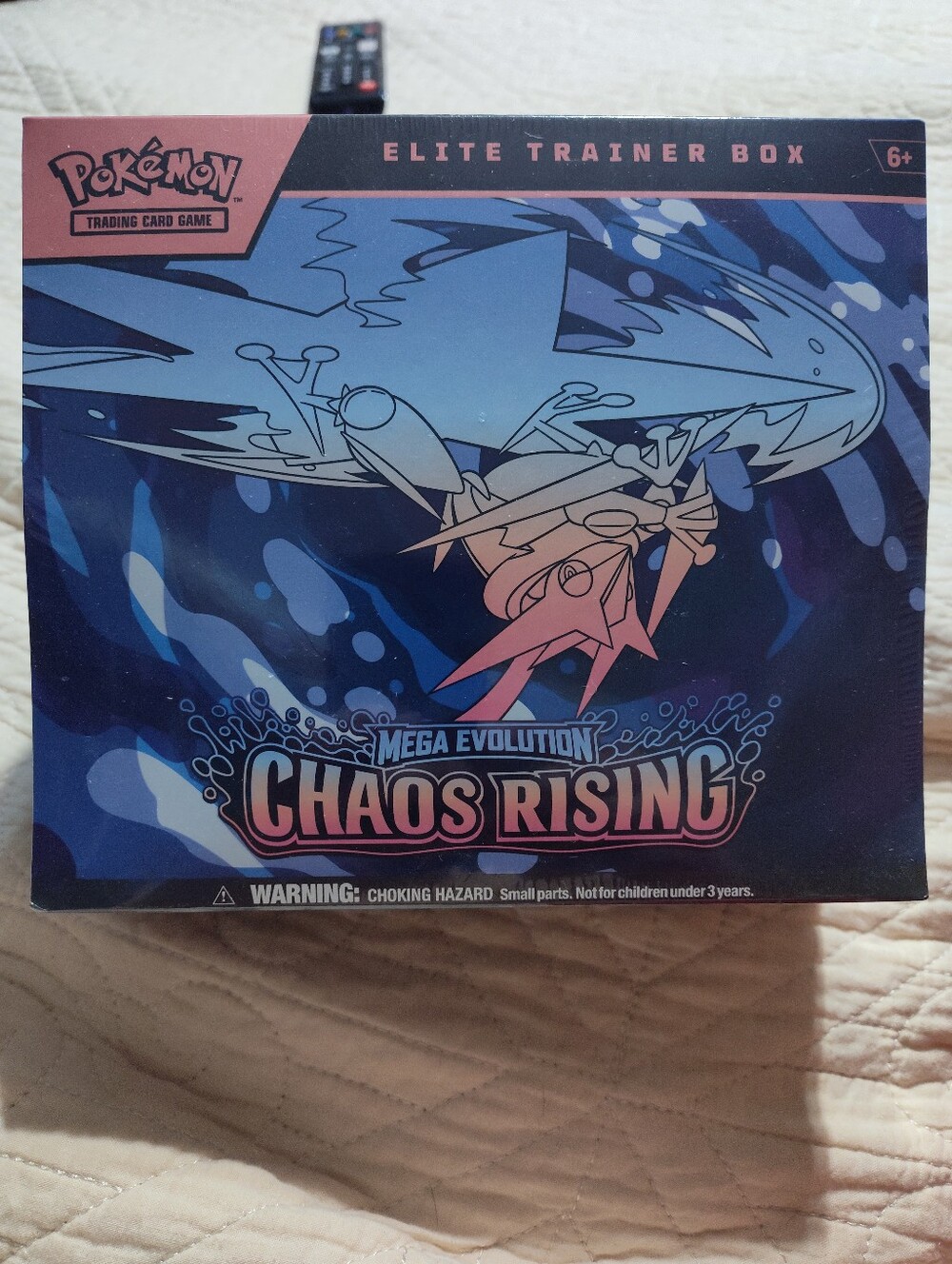Pokemon Elite Trainer Box Mega Evolution Chaos Rising.